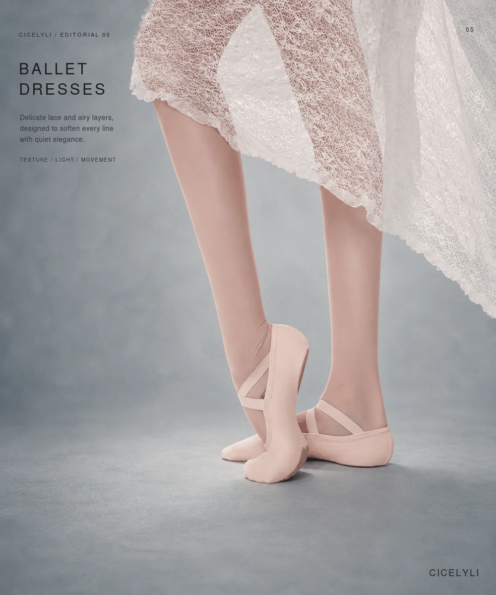 CICELYLI soft ballet practice shoes
